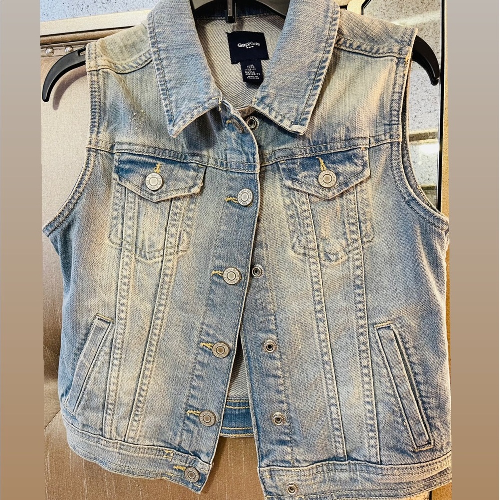 Denim Vest Girls XL